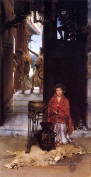 Sir Lawrence Alma Tadema Painting - The Way to the Temple Romantic Sir Lawrence Alma Tadema